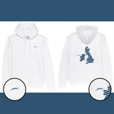 British Isles Swimming Embroidered Hoodie