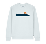 Surf Beach Silhouette Organic Sweatshirt