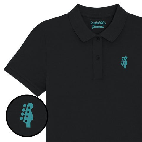Bass Guitar Embroidered Polo Shirt SALE!