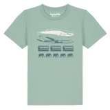 Blue Whale Size T Shirt - Kids
