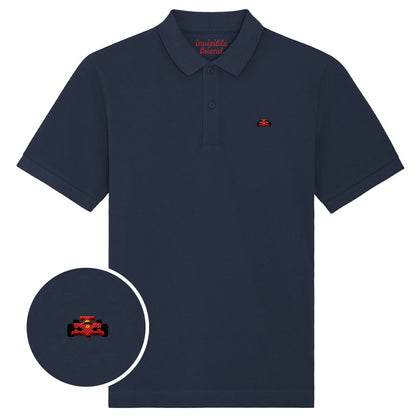 F1 Car Embroidered Polo Shirt