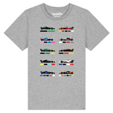 F1 Cars T Shirt - Kids
