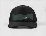 Midnight Mountain Bike Trucker Cap
