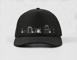 Rock Band Equipment Trucker Cap