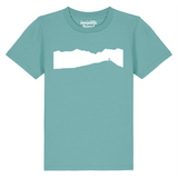 Snowboard Mountains T Shirt - Kids