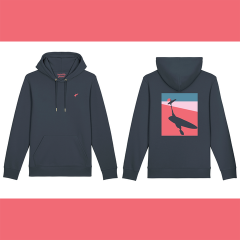 Surf Shadow Embroidered Hoodie