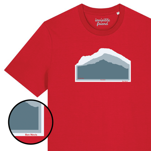 Three Peaks Mountains T Shirt