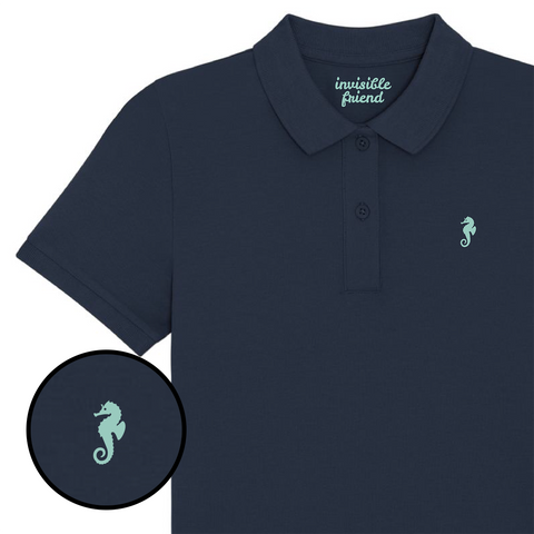 Seahorse Embroidered Polo Shirt