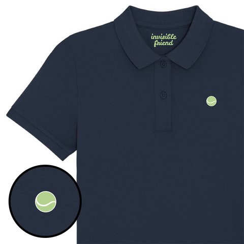 Tennis Ball Embroidered Polo Shirt