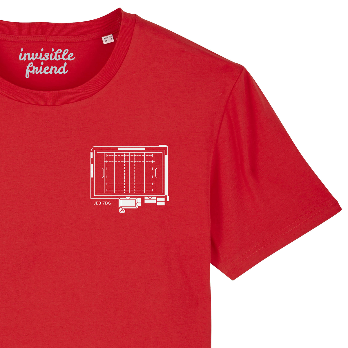 Jersey Reds RUFC Ground T Shirt – invisible friend