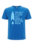 surf plastic t-shirt
