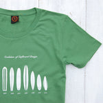 Surfboard Evolution T Shirt SALE!